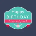 Happy Birthday Cool Stickers iOS Icon