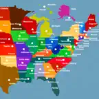 US Capitals Puzzle iOS Icon