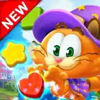 Magic Cat Match: Swipe & Blast iOS Icon