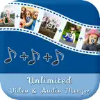 Unlimited Video & Audio Merger iOS Icon