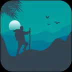Topo Map & Hiking Tracker iOS Icon