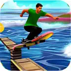 Beach Race :Scooter Stunt Game iOS Icon