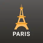 PARIS Travel Guide & City Map. iOS Icon