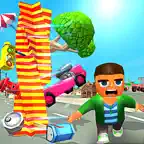 Big Big Stacker Superhero Game iOS Icon