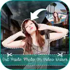 Cut Paste Photo Maker On Video iOS Icon