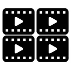 Multi Video Player iOS Icon
