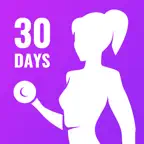 Female Workout Challenge iOS Icon