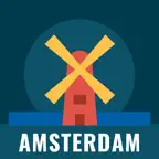 Amsterdam Travel & Audio Guide iOS Icon