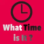 What time is it - Learn Clock Icon