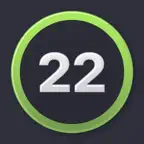 22 Days: Habit Tracker iOS Icon
