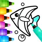 Coloring Book: Kids Games iOS Icon