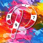 Oil Paint Art Color By Numbers iOS Icon