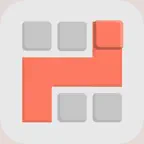 一笔涂色-方块点线 iOS Icon