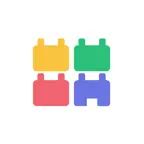 VibeBlocks: AI Coding Lab iOS Icon