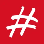 Hashtag For All social medias iOS Icon