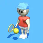 Fun Tunnis 3D - تحدي التنس iOS Icon