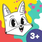 Coloring Fun with Fox & Sheep iOS Icon