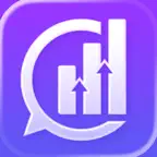 WhatStats: Chat Wrapped Recap iOS Icon