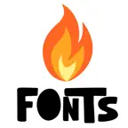 Fire Fonts | Fonts for iPhones iOS Icon
