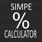 Simple percentage calculator iOS Icon