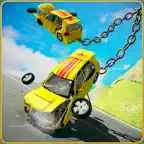 Chained Car Crash Beam Driving iOS Icon