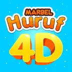 Marbel Huruf 4D iOS Icon