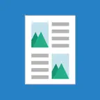 Picture to PDF converter iOS Icon