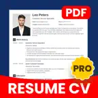 CV Templates Resume Maker Pro iOS Icon