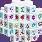 Mahjong Dimensions - 3D Cube iOS Icon