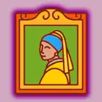 Famous Paintings Quiz Pro iOS Icon