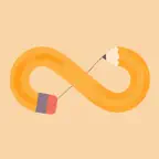Drawer Neon: doodle paint,draw iOS Icon