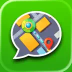 Phone number location tracker icon