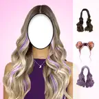 Auto Hair Color Changer Camera iOS Icon