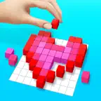 Cubes art - unique puzzle iOS Icon
