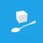 Sugar in Cubes and Spoons iOS Icon