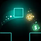 Glow obstacle course iOS Icon