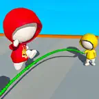 Rope Run - Fun Race Game 3D! iOS Icon
