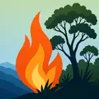 Bushfires in New South Wales iOS Icon