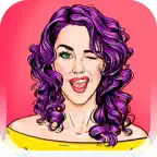 Pop Art and Comic AI Filters iOS Icon