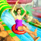 Aqua Park Water Slide Games iOS Icon