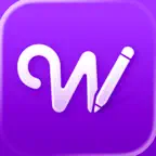 Writey Cursive Handwriting iOS Icon