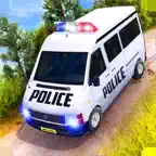 Offroad Police Van Transporter iOS Icon