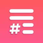 Caption Hashtags for Instagram iOS Icon