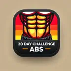 30 day Fitness Coach at home iOS Icon