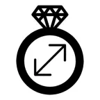 Find ring size - Ring sizer iOS Icon