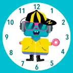 Learn to tell time with Alfie iOS Icon