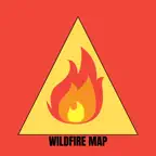 Active Wildfire Tracker Map iOS Icon