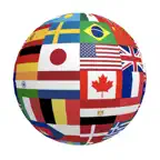World Flag Map iOS Icon