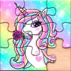 Unicorn Puzzles Game for Girls iOS Icon