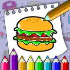 Coloring Book - Food & Drinks iOS Icon